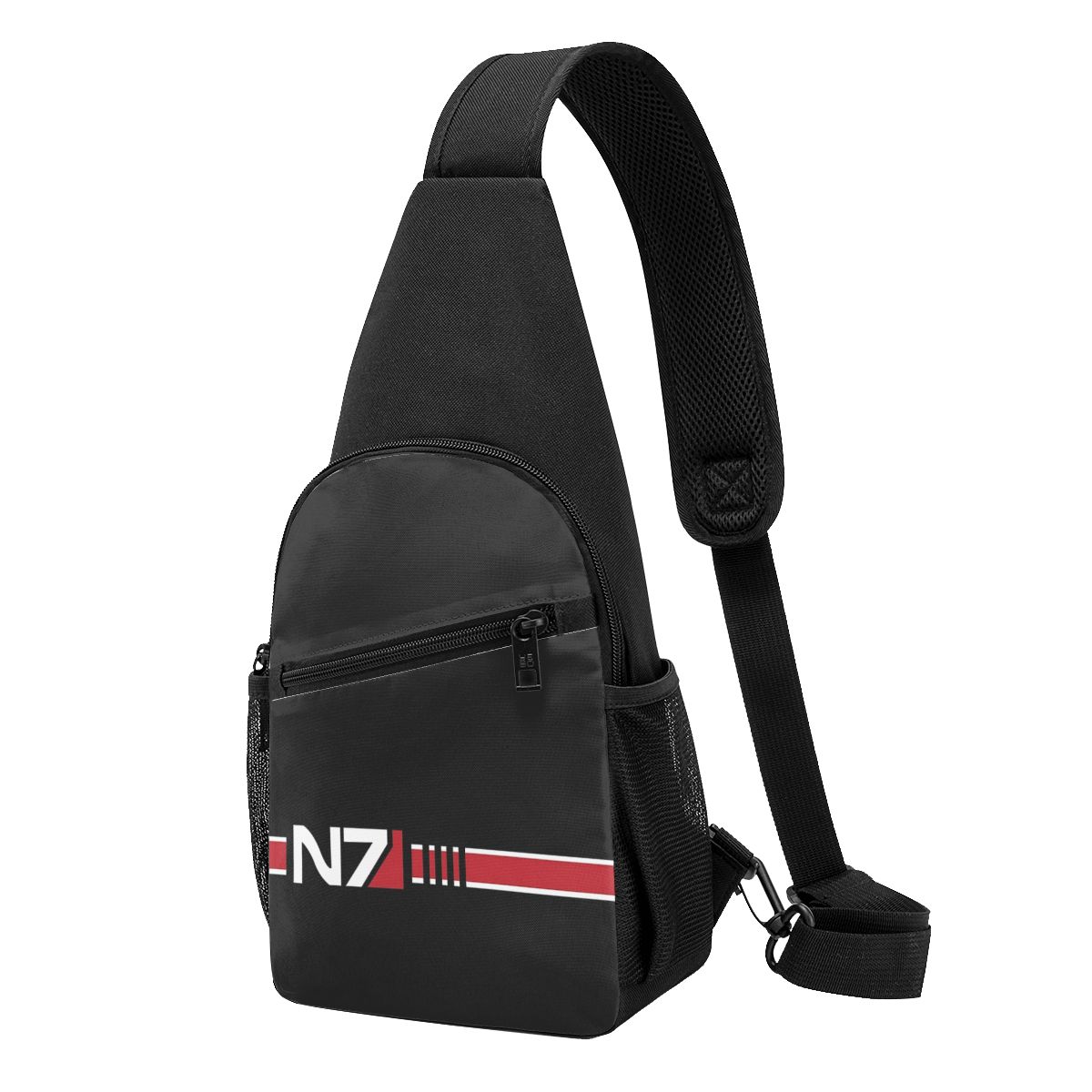 Sling Backpack Shoulder - N7 โลโก้กระเป๋าคาดหน้าอกผู้ชายกระเป๋าสะพายข้างกระเป๋าเป้สะพายหลังกระเป๋าเดินทางเดย์แพคกระเป๋าสะพายไหล่