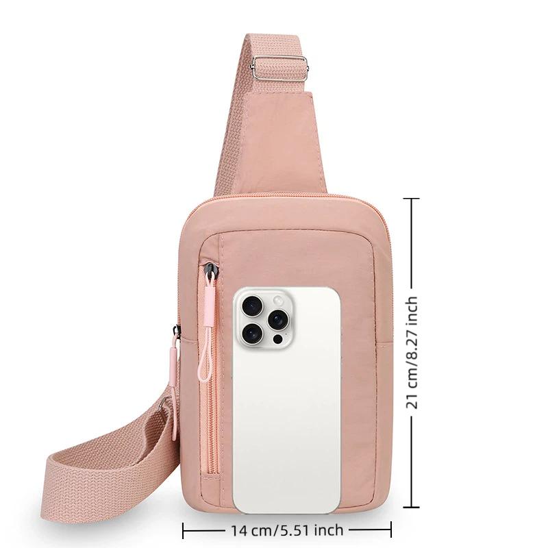 Fashion Backpack Women - กระเป๋าสะพายข้างขนาดเล็ก กระเป๋าสะพายไหล่แบบมีสไตล์ กระเป๋าเป้สะพายหลังไนลอนทนทาน กระเป๋าสะพายไหล่ขนาดเล็ก สำหรับเดินทาง เล่นกีฬา
